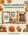Pack Completo (Comidas que sí quieren comer + Viandas que sí se comen + Cenas Express que Sí Comen)